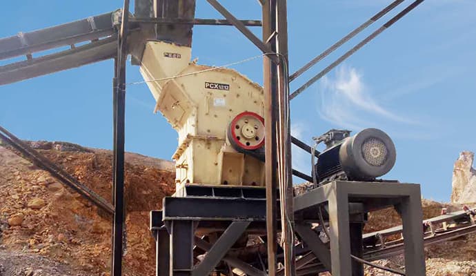 High-efficiency fine crusher display