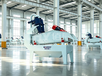 fine sand recovery for sand washing plant