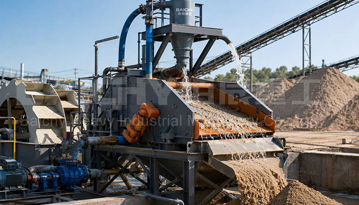 River Sand Dewatering Screen