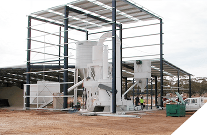 Gypsum grinding mill plant