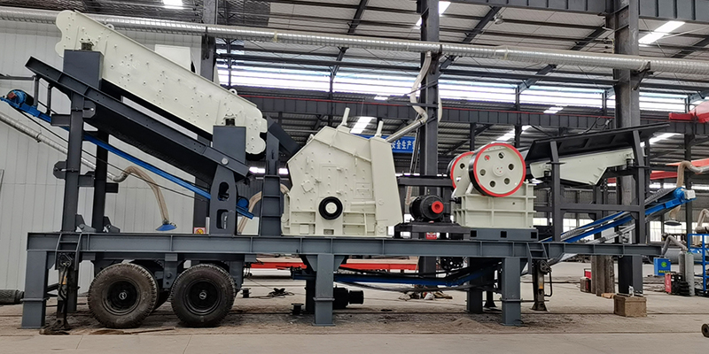 30-60t/h Combined mobile crusher plant