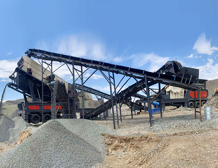 100-150t/h Mobile crushing plant