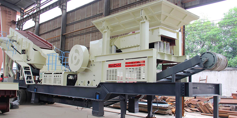 60-100t/h Combined mobile crusher plant