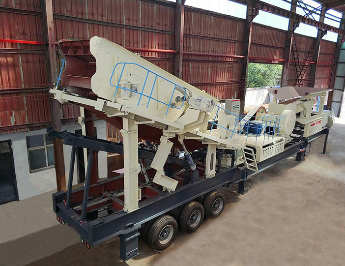 60-100t/h Combined mobile crusher plant