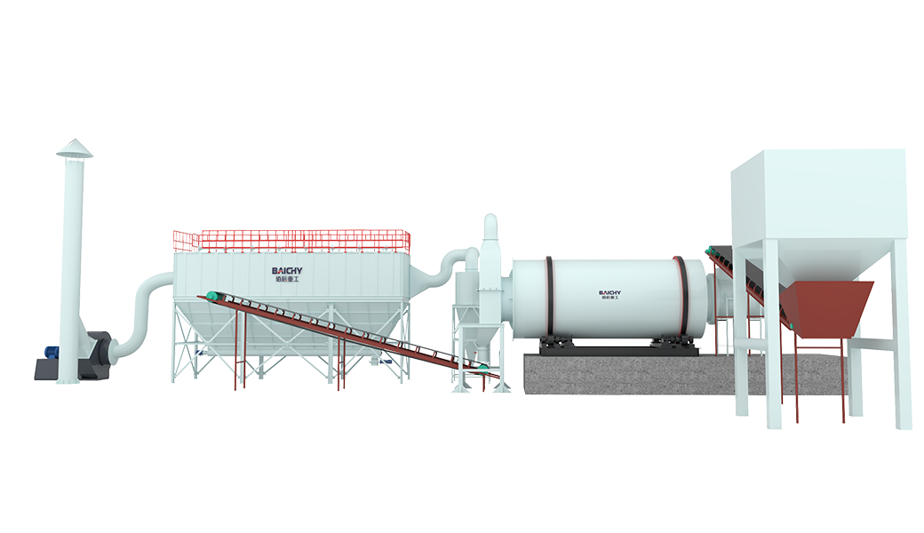 Three Drum Rotary Dryer