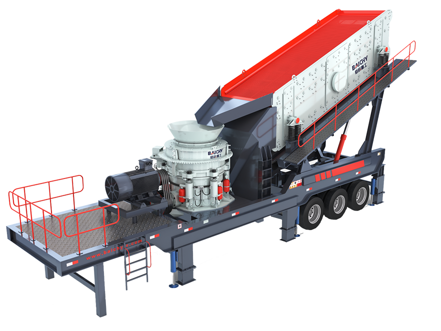 mobile hard stone crusher