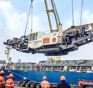track type mobile impact crusher Shipping to Russia