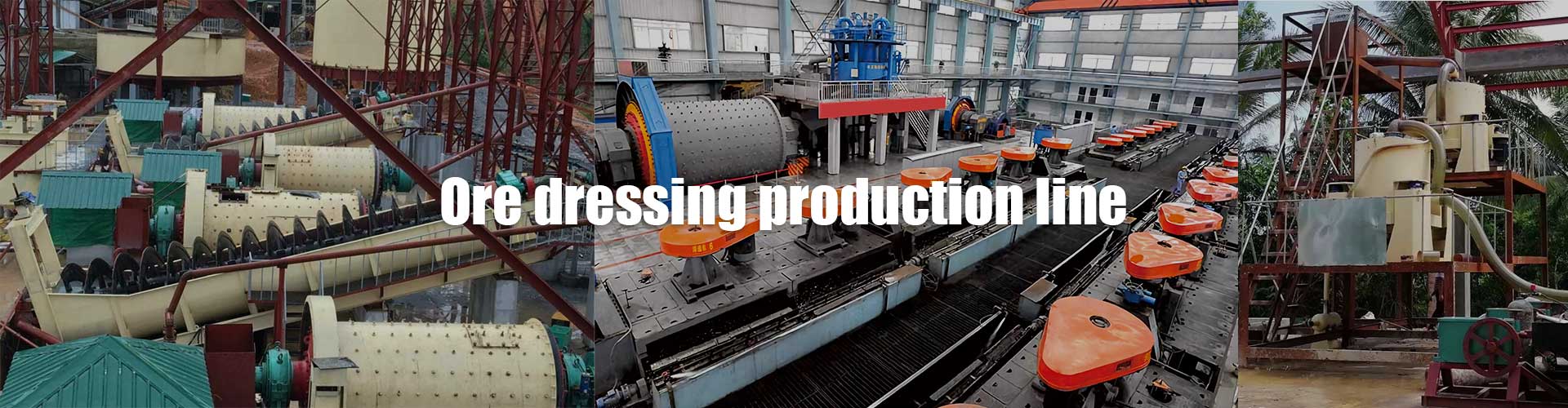 Ore dressing production line