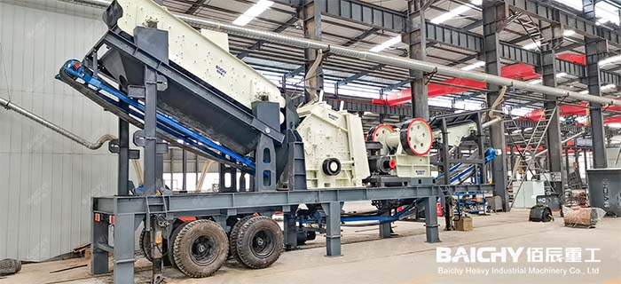 small mobile crushing production line