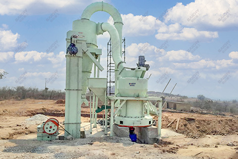 Large industrial grinding mill