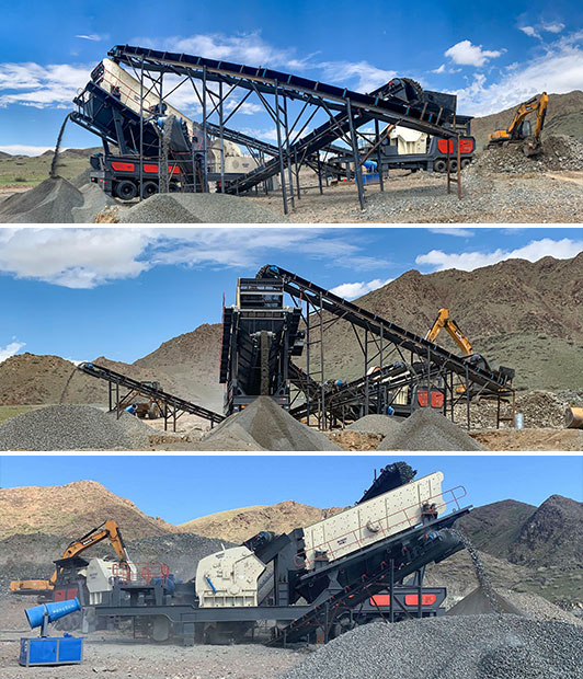 Mobile Stone Crushing Plant