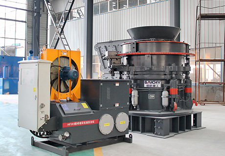 Hydraulic cone crusher + hydraulic power unit