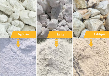 Gypsum,-barite,-feldspar-grinding-mill