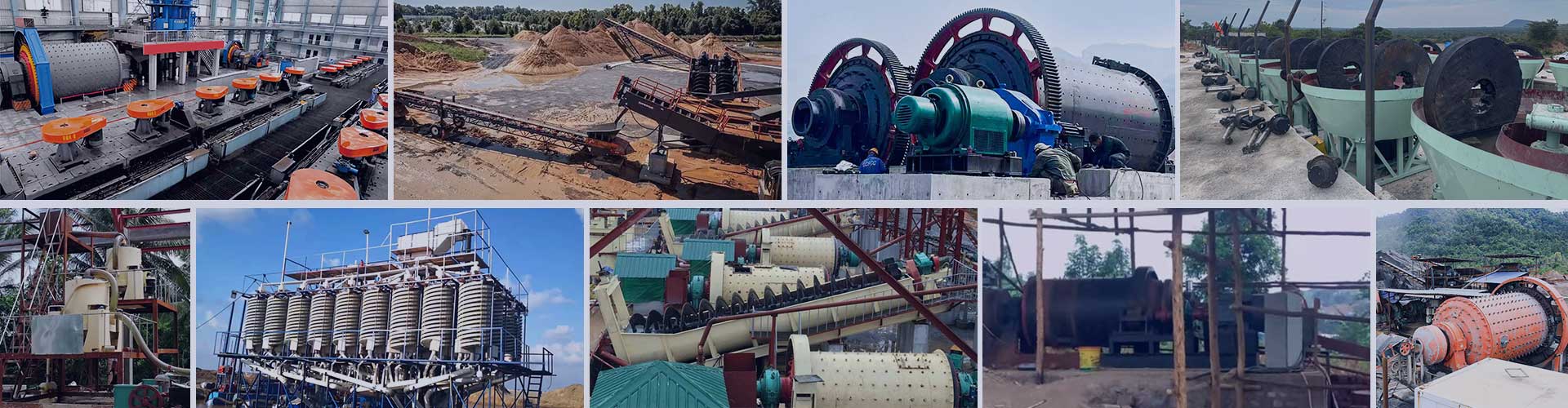 Ore dressing production line