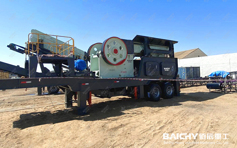 100-150t/h Mobile crushing plant - mobile jaw crusher