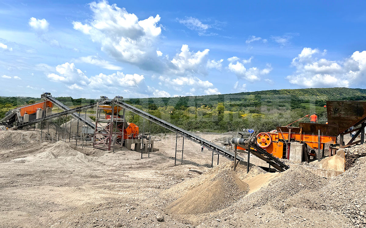 200-300tph Basalt Crushing Production Line