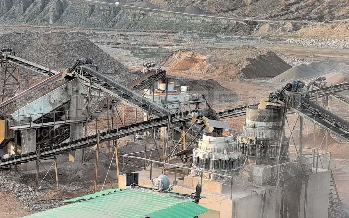 300tph River Stone Crushing & Sand Making Plant