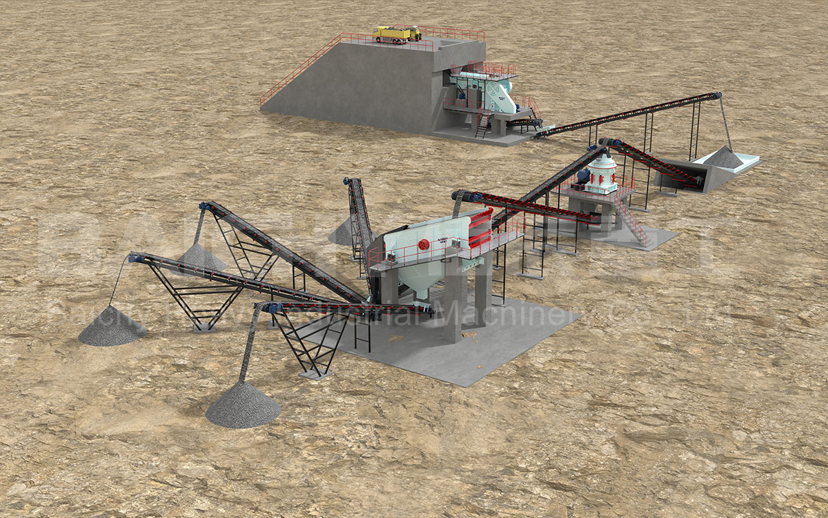 Hard-Rock-Crushing-Production-Line-–-Two-Stage-Crushing
