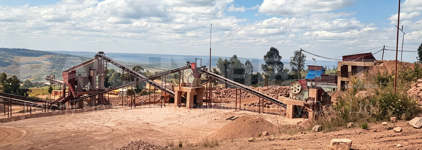 Rwanda 100–150 tph Stone Crushing Production Line