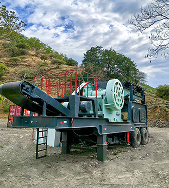 Mobile Jaw Crushing Station in Ghana