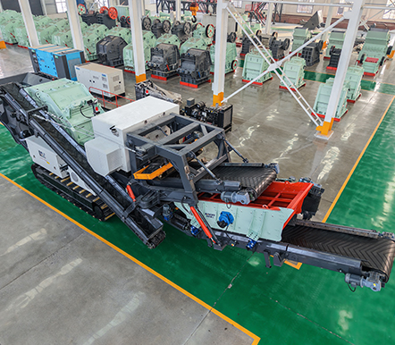 Crawler-type Impact Crushing Station Finished Product Workshop