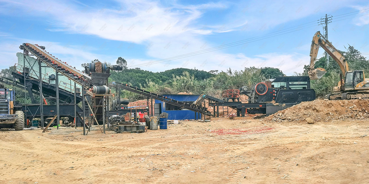 200tph basalt Mobile Crusher plant