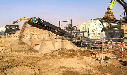 Mobile impact crushing plant - Saudi Arabia