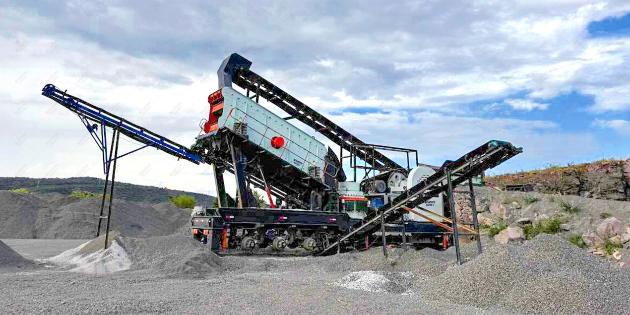 80-100tph granite Crusher plant
