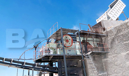 Somali granite crushing production line