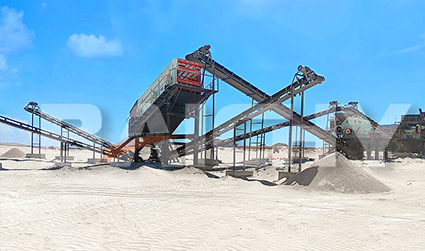 Somali granite crushing production line