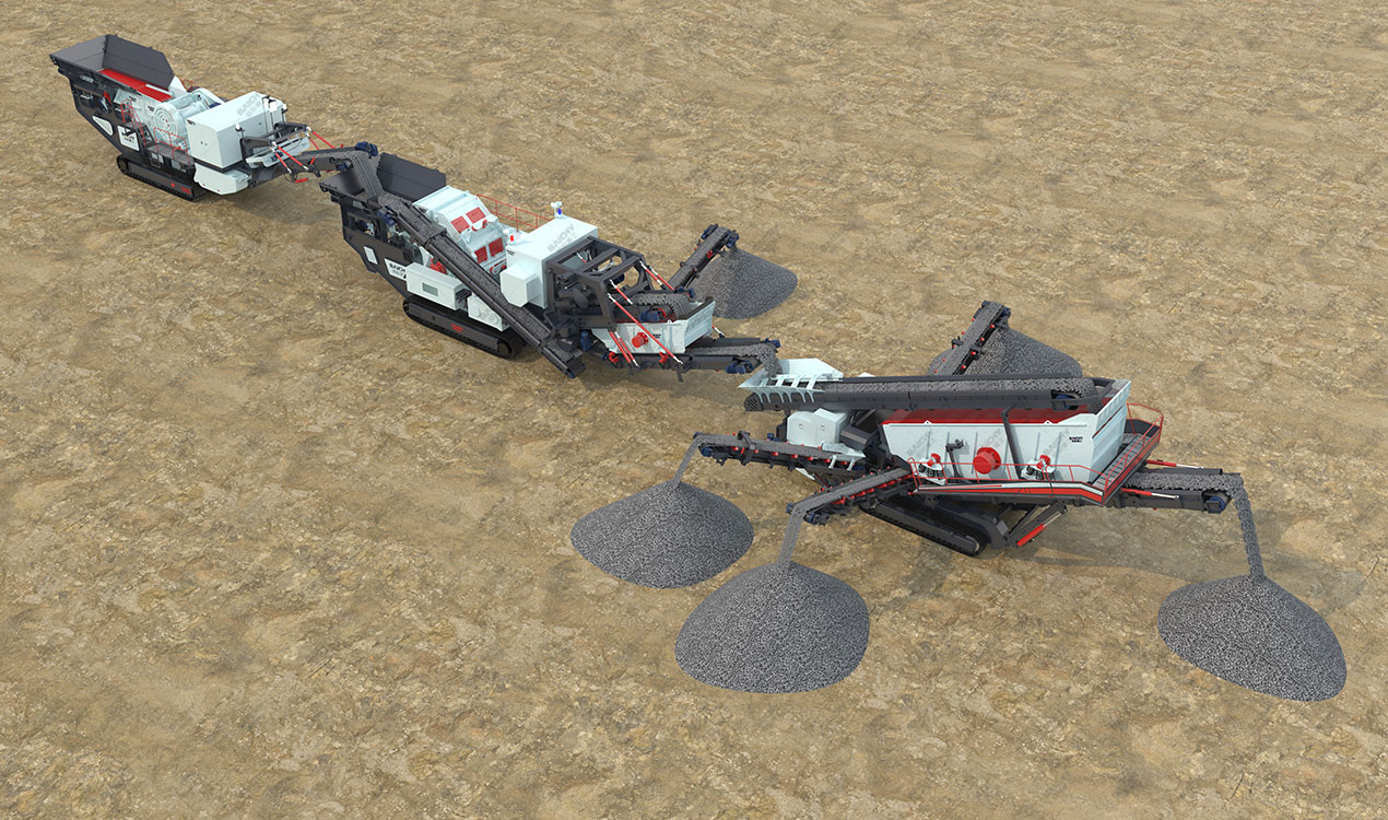 Three-Machine Combined Operation Configuration