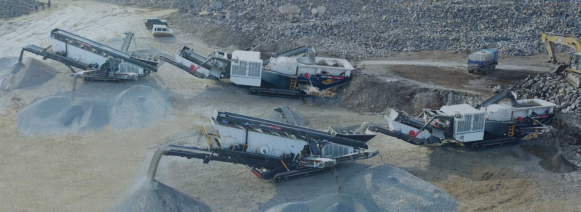 Crawler-mounted Mobile Crushing plant