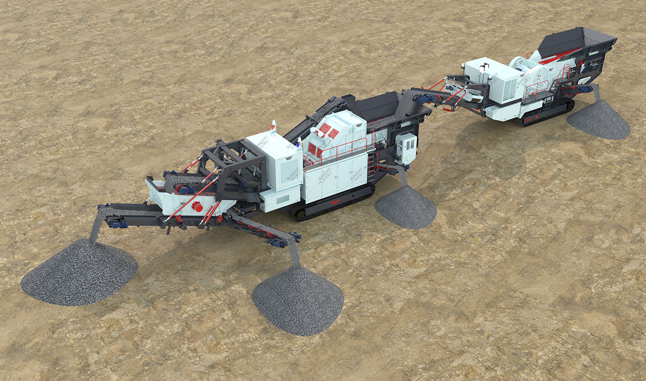 High-Efficiency Two-Machine Crushing Configuration