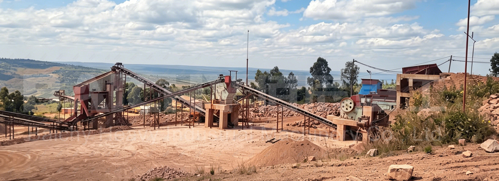 100-150tph stationary crushing production line in Uganda