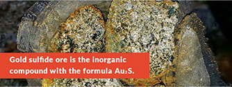 Gold sulfide ore