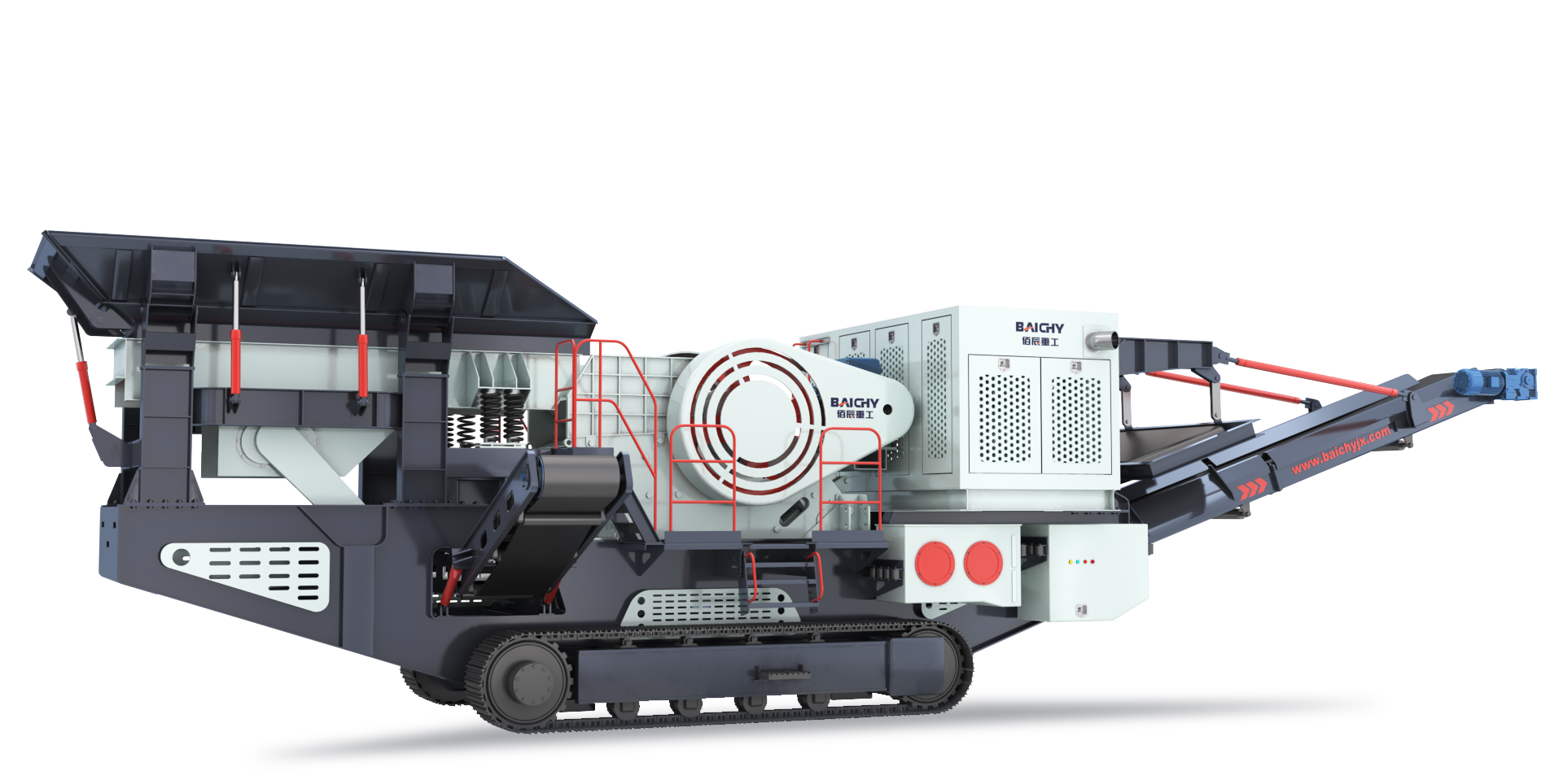 crawler jaw crusher